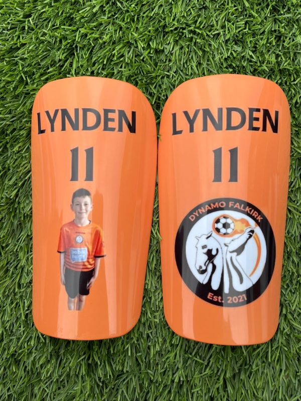 pro personalised shin pads package example