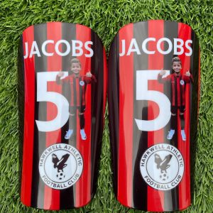 pro personalised shin pads product example