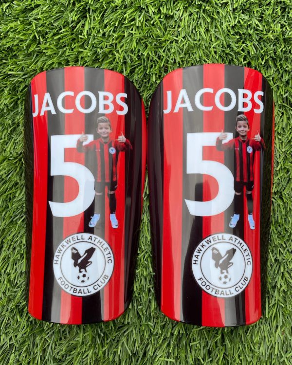 pro personalised shin pads product example