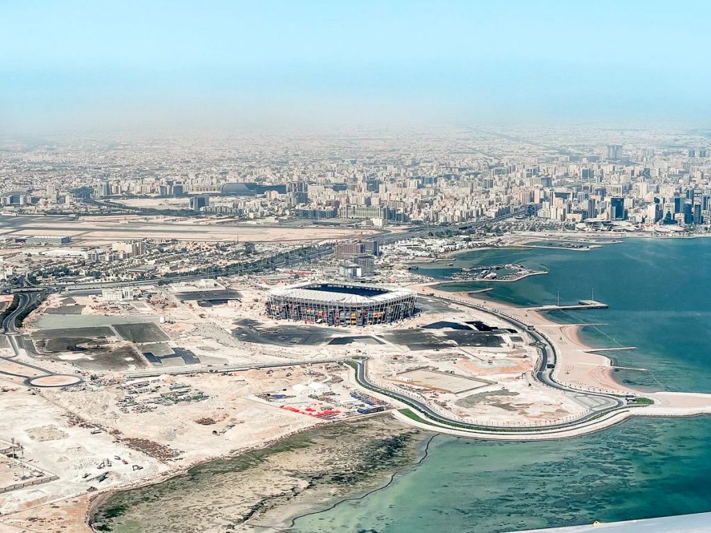 World cup stadium 2022 in construction