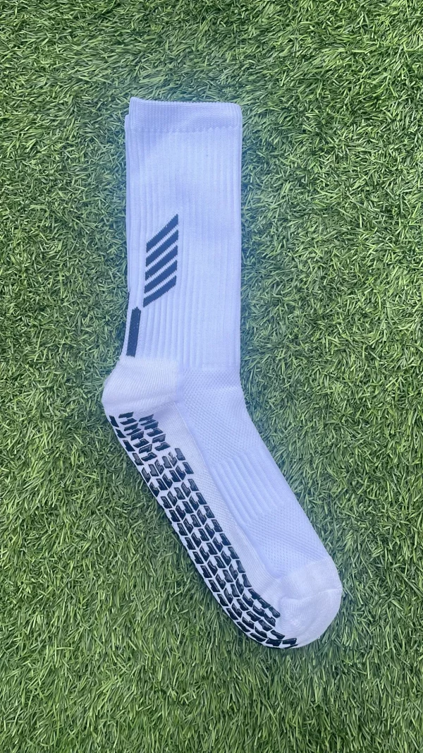 white football grip socks