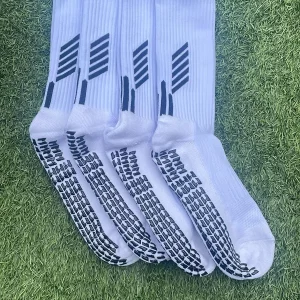 Grip socks multipack with 4 white grip socks.