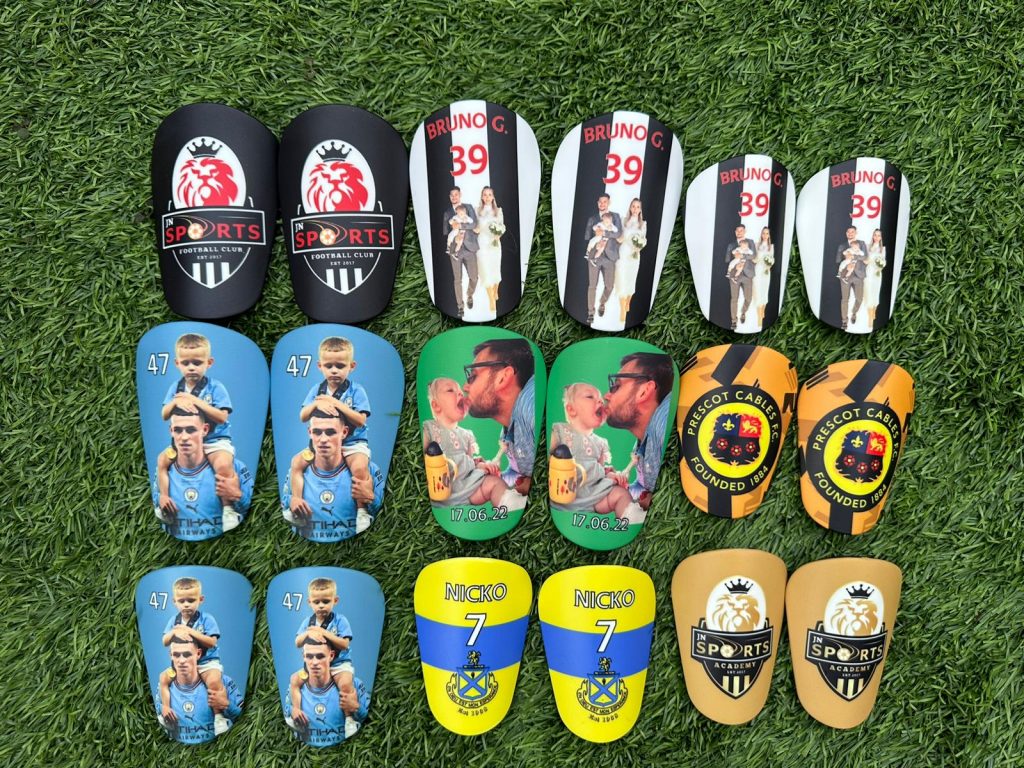 Personalised Mini Shin Pads Tiny Shin Pads