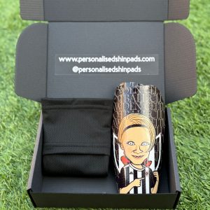 Cartoon Personalised Shin Pads and Sleeves Football Gift Box.